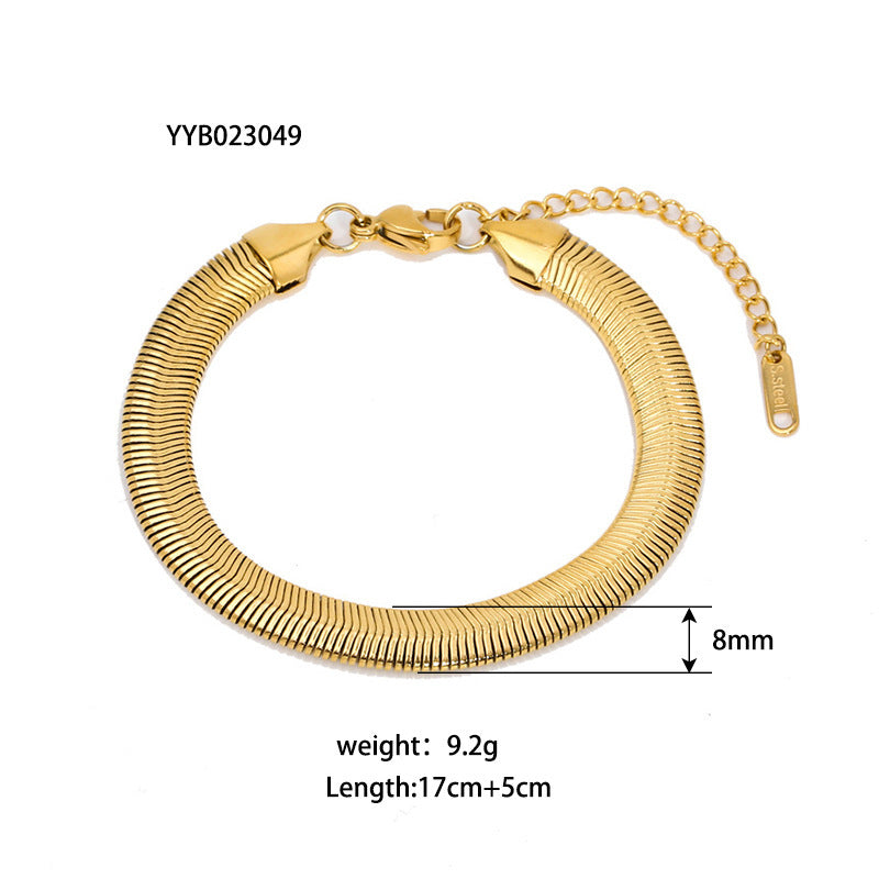 Bracelet en Acier Inoxydable – Élégance Minimaliste & Moderne