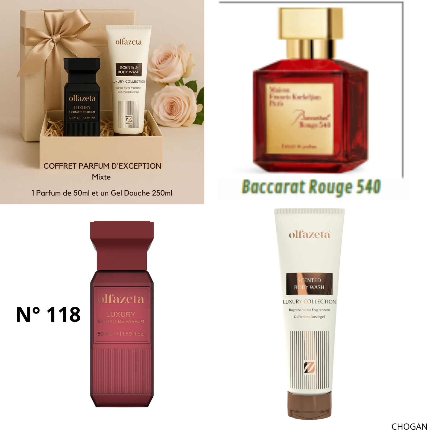 Coffret cadeau dupe inspiré- Parfum d'Exception LUXURY