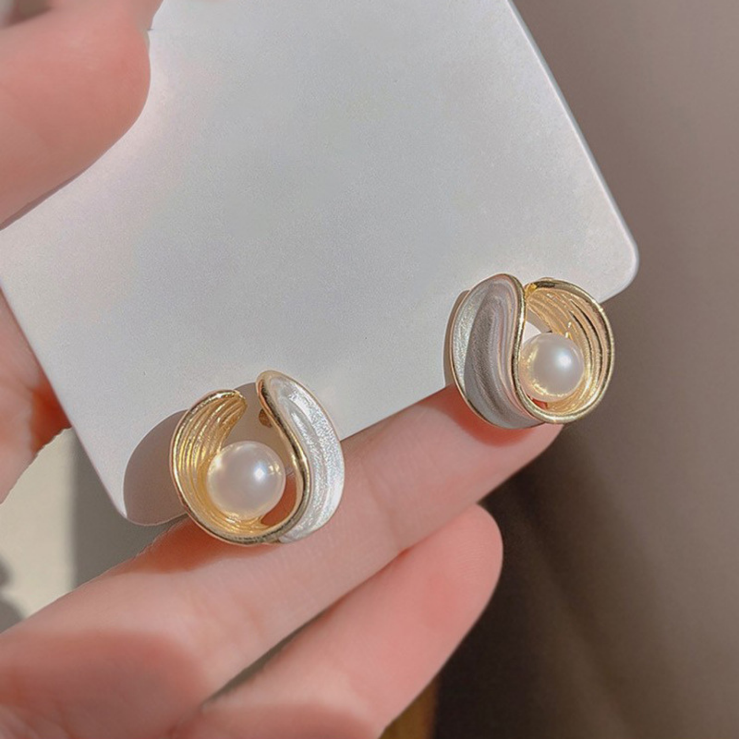 Boucles d'oreilles Ciel étoilé & Sables mouvants – Élégance intemporelle