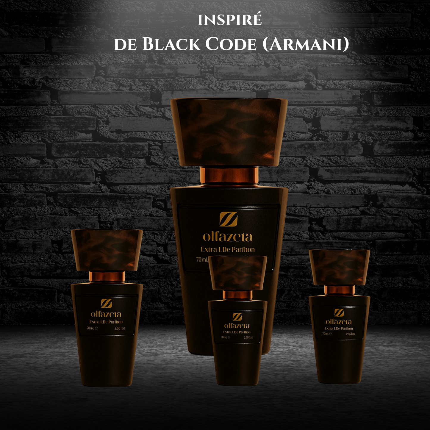 PARFUM HOMME – N° 033 - Dupe inspiré par Black Code - Giorgio Armani - essence 30%