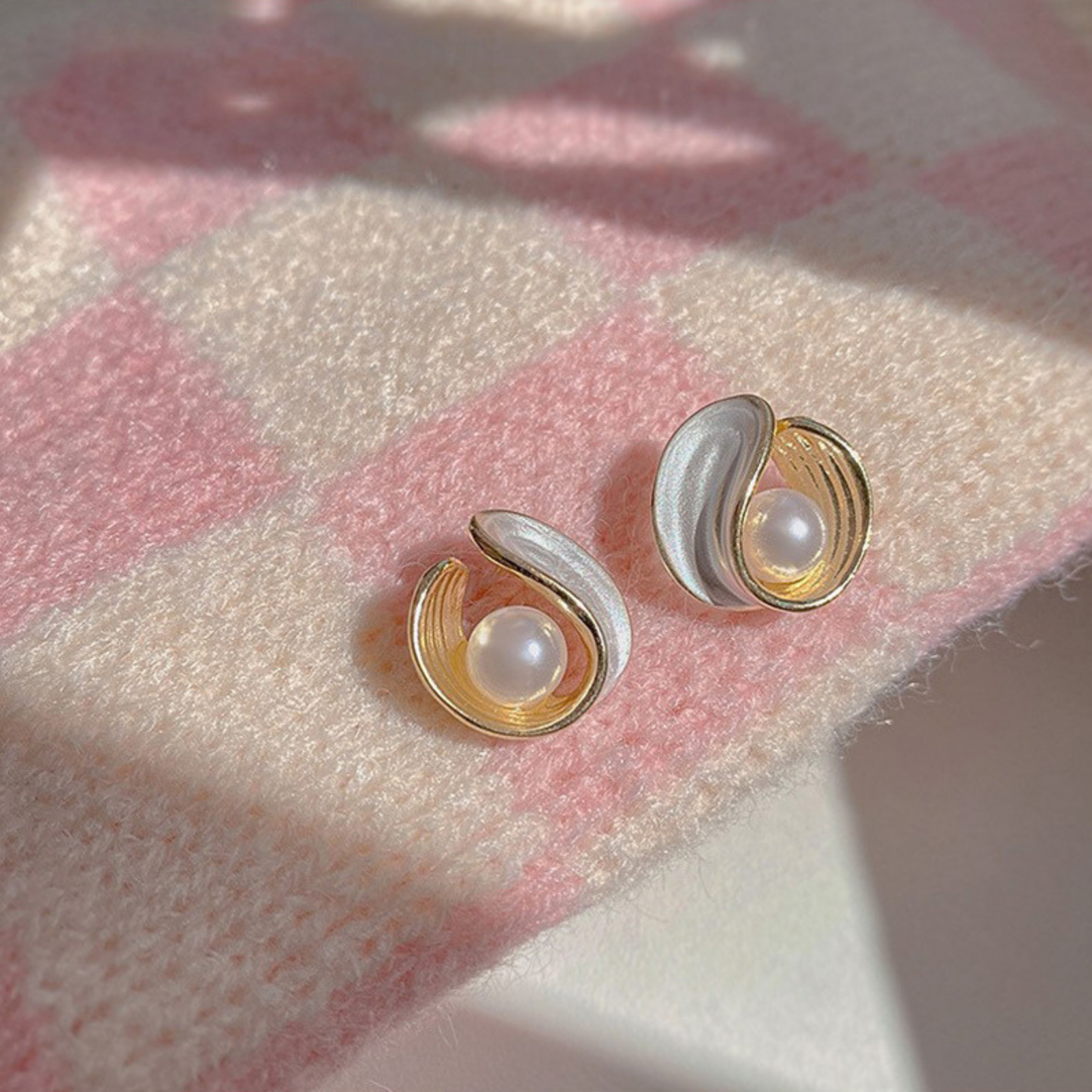 Boucles d'oreilles Ciel étoilé & Sables mouvants – Élégance intemporelle