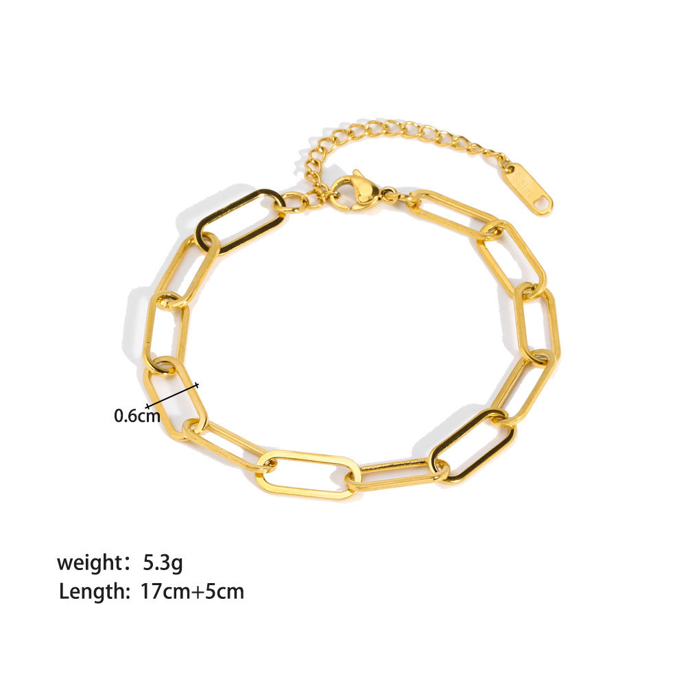 Bracelet en Acier Inoxydable – Élégance Minimaliste & Moderne