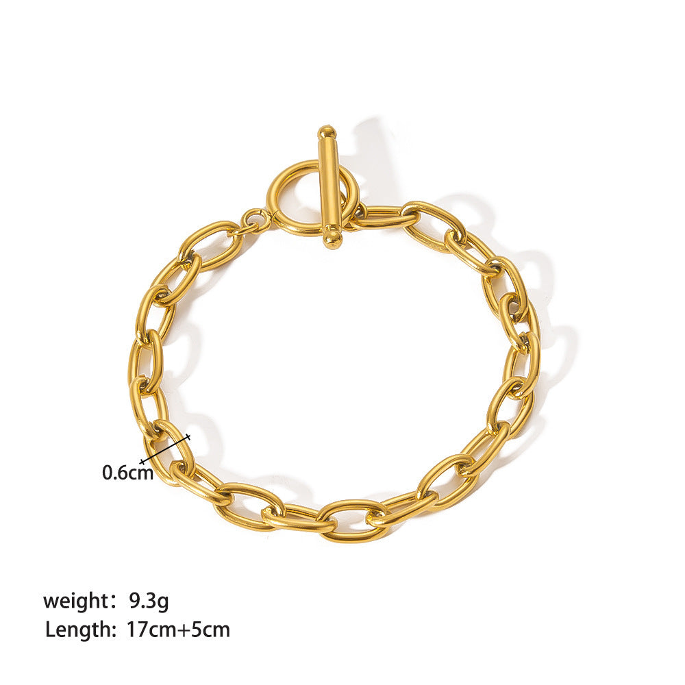 Bracelet en Acier Inoxydable – Élégance Minimaliste & Moderne