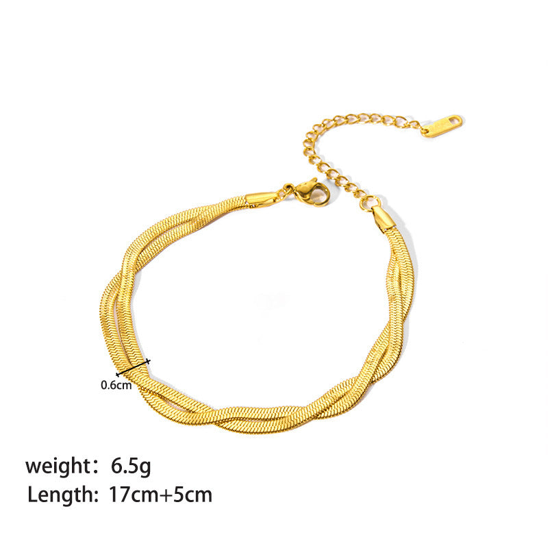 Bracelet en Acier Inoxydable – Élégance Minimaliste & Moderne