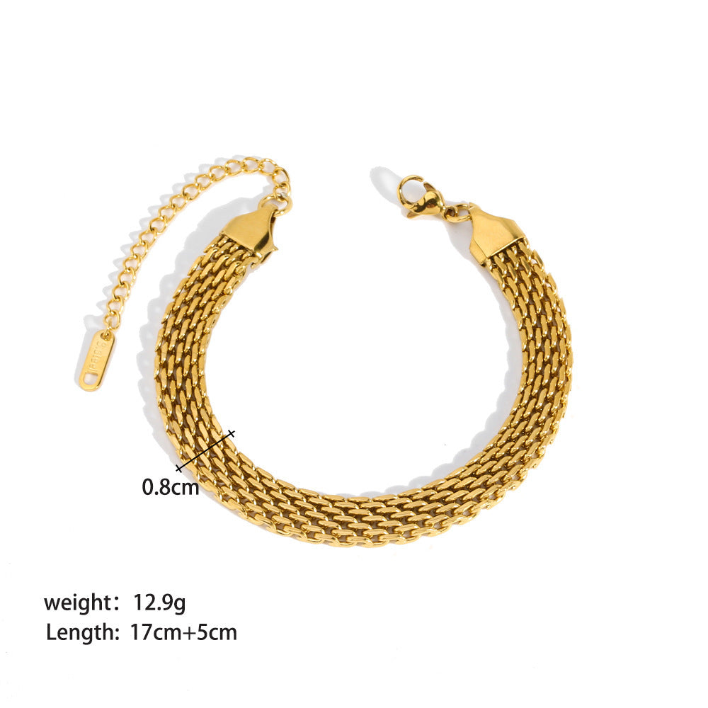 Bracelet en Acier Inoxydable – Élégance Minimaliste & Moderne