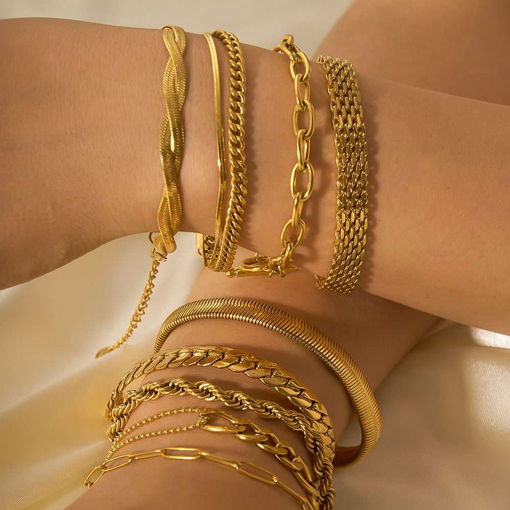 Bracelet en Acier Inoxydable – Élégance Minimaliste & Moderne