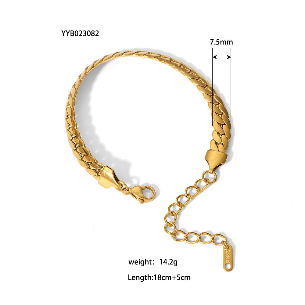 Bracelet en Acier Inoxydable – Élégance Minimaliste & Moderne
