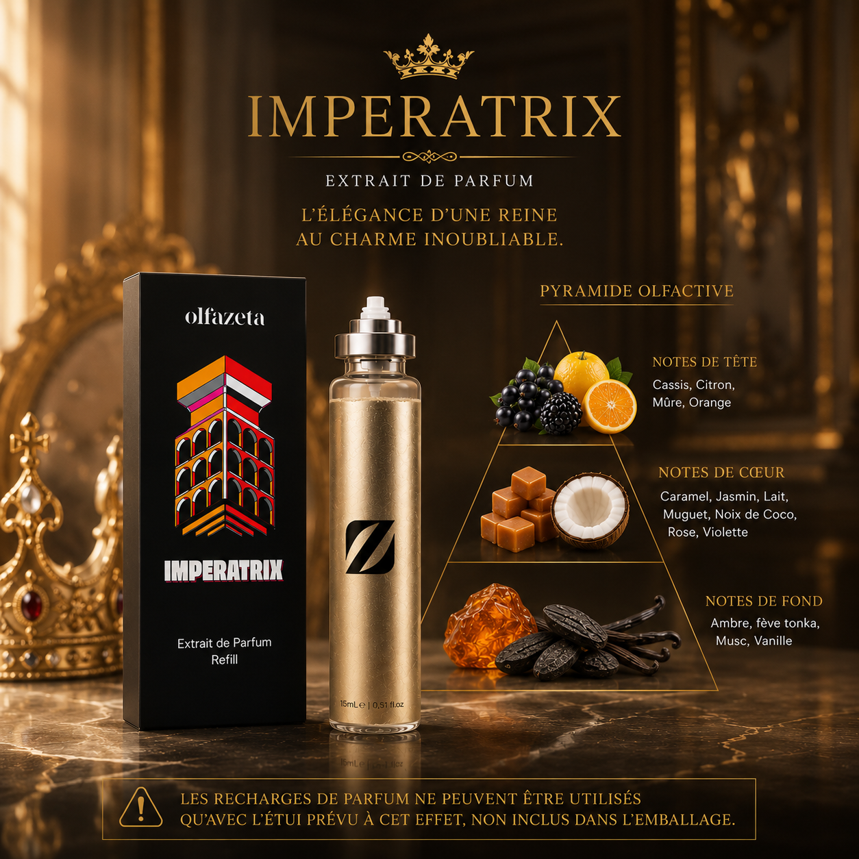 IMPERATRIX | Parfum Femme Floral Gourmand Ambré