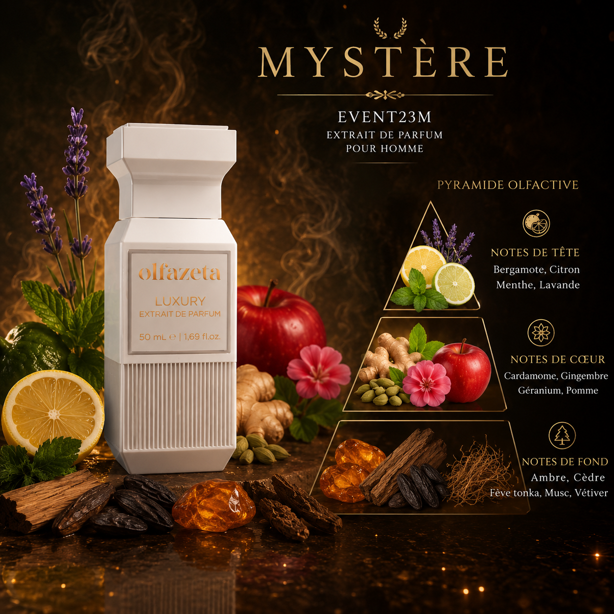 ASTRAL24 | Parfum Femme Floral Boisé Lumineux – Luxury