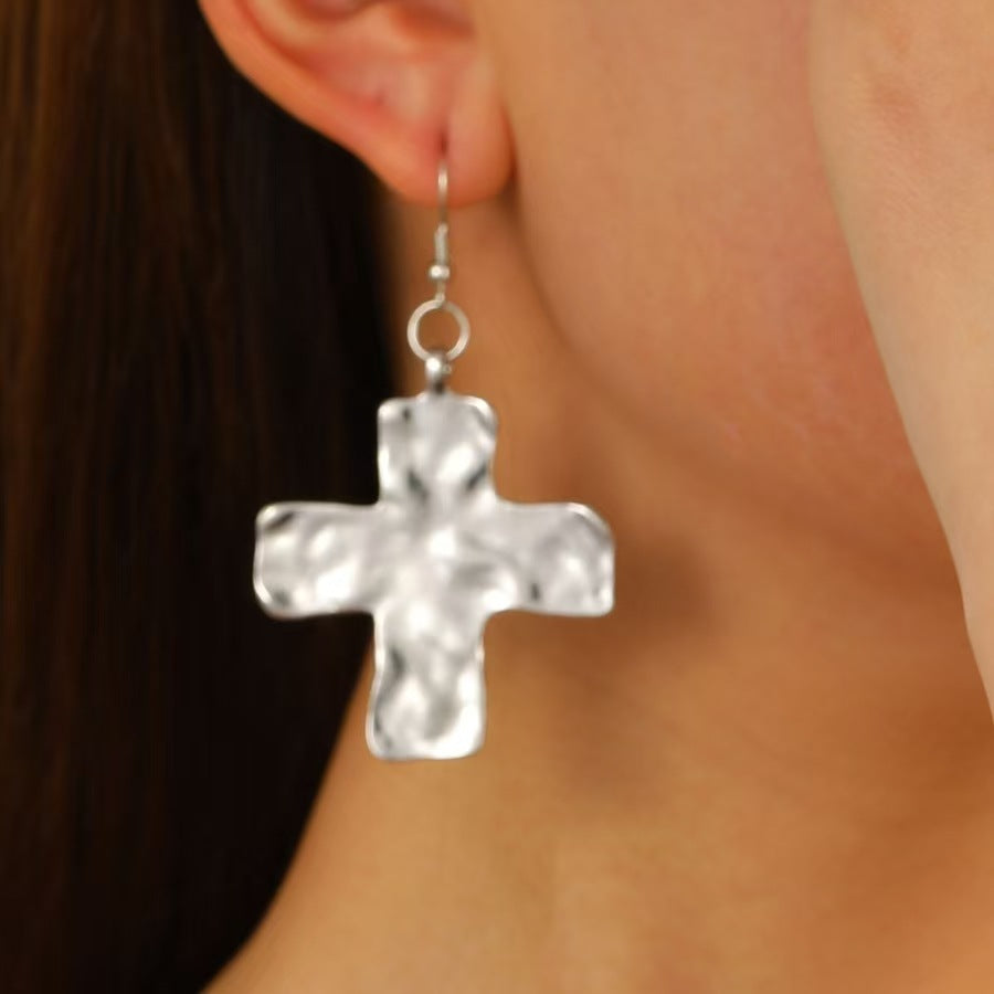 Ensemble Collier Croix Style Européen & Américain – Chaîne Clavicule en Alliage