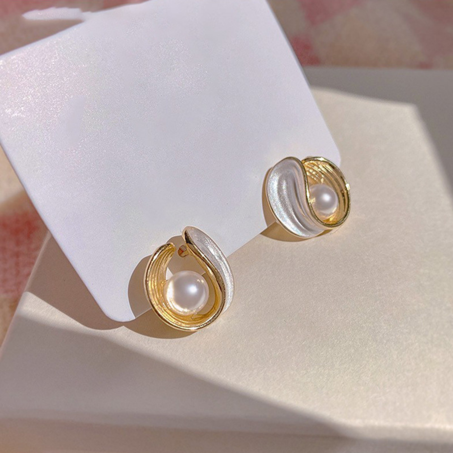 Boucles d'oreilles Ciel étoilé & Sables mouvants – Élégance intemporelle