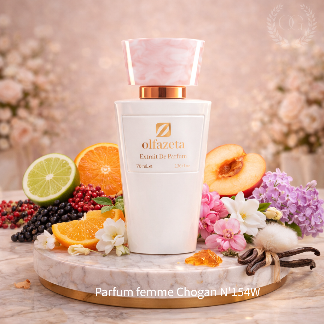 LIAISON ROSE - PARFUM FEMME - Fruité épicé ambré - Sillage élégant & audacieux | Chogan N°154W