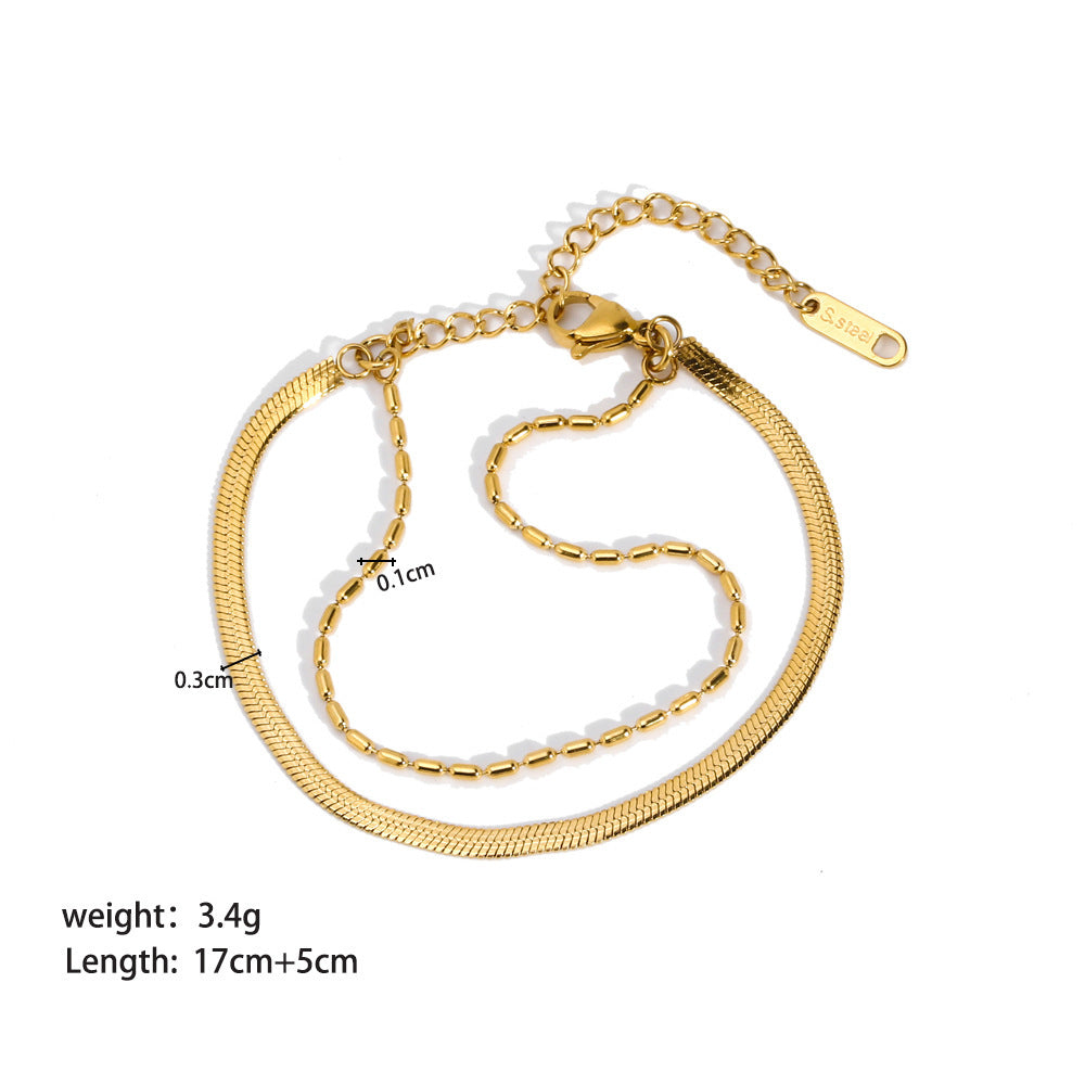 Bracelet en Acier Inoxydable – Élégance Minimaliste & Moderne