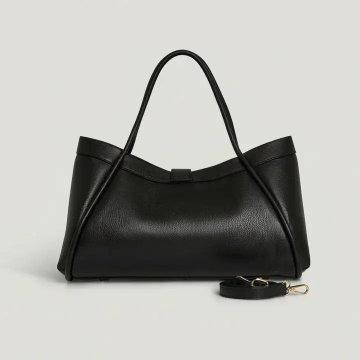 Sac en Cuir Véritable Fabriqué en Italie Élégant 45x25x20cm