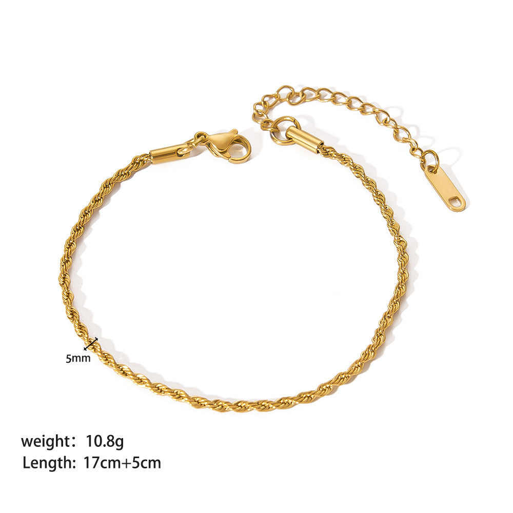 Bracelet en Acier Inoxydable – Élégance Minimaliste & Moderne