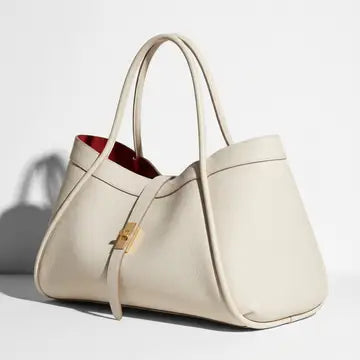 Sac en Cuir Véritable Fabriqué en Italie Élégant 45x25x20cm