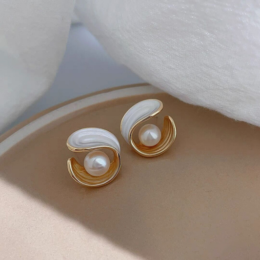Boucles d'oreilles Ciel étoilé & Sables mouvants – Élégance intemporelle