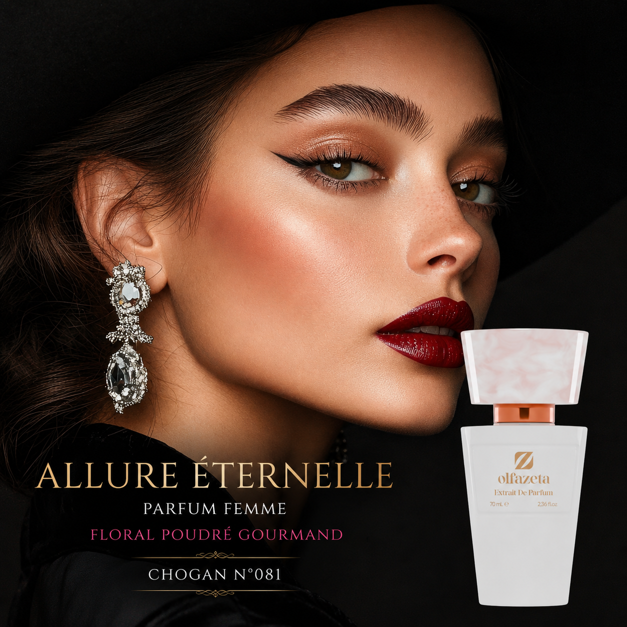 ALLURE ÉTERNELLE – Parfum Femme Floral Poudré Gourmand | Chogan N°081