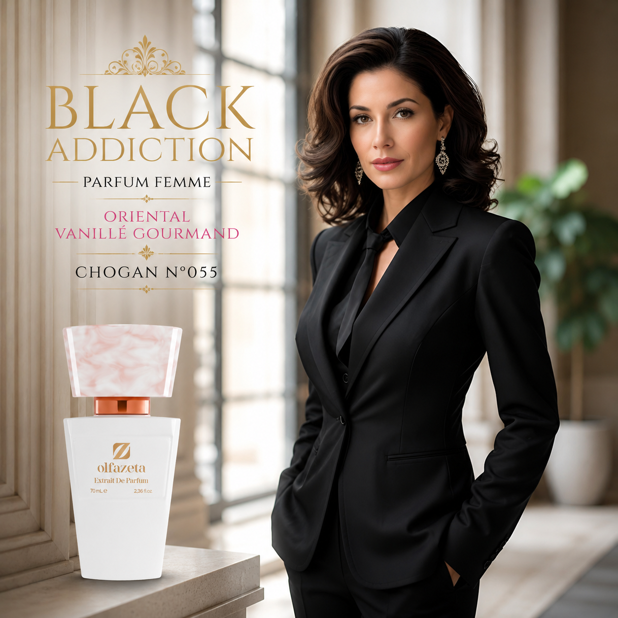 BLACK ADDICTION – Parfum Femme Oriental Vanillé Gourmand | Chogan N°055