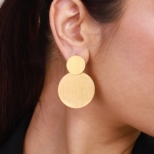Boucles d’Oreilles Clous Cercle – Acier Inoxydable Géométrique Chic