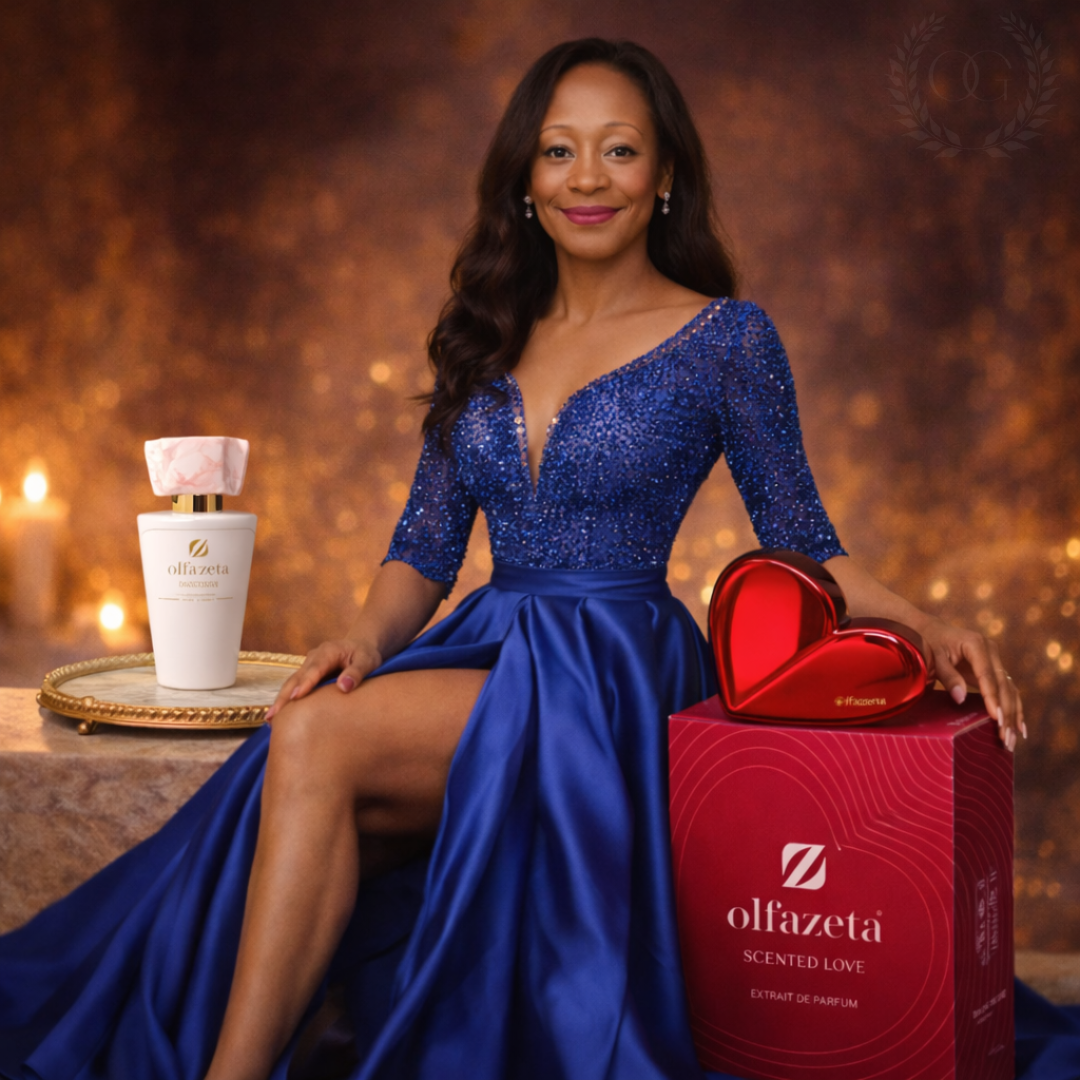 PARFUM FEMME – Ambré floral gourmand – Doux & irrésistible | Olfazeta – Code LOVE22