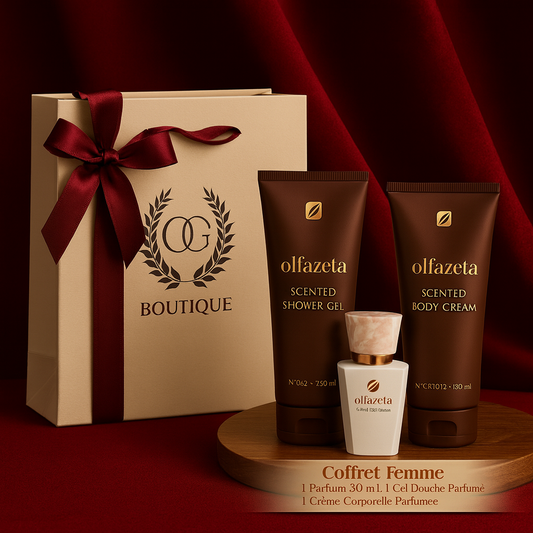 COFFRET CADEAU FEMME CHOGAN- Essence 30 % – Notes orientales douces