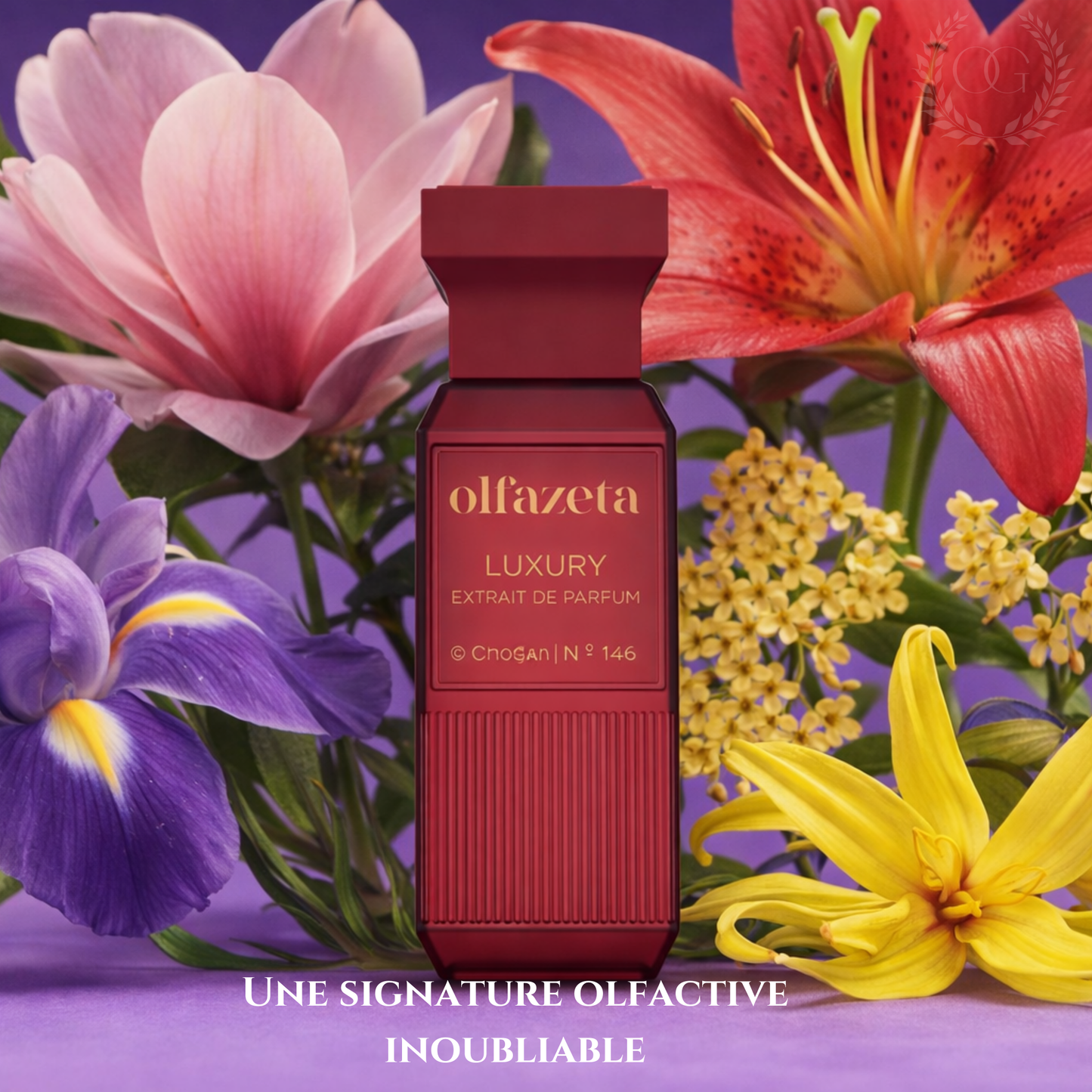 SCARLET FLAME - PARFUM MIXTE - Luxury Floral boisé - Élégance enveloppante & sillage raffiné | Chogan n°146