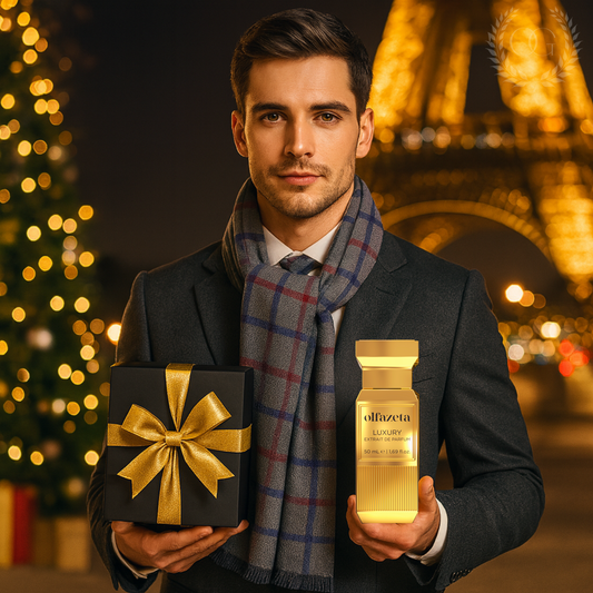 Coffret Cadeau Luxe – Écharpe Cachemire Homme & Parfum CHOGAN Mixte Luxury