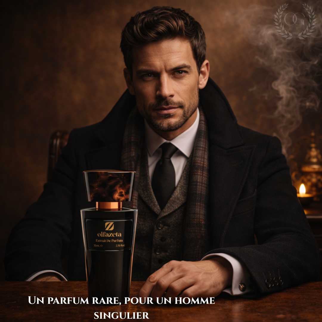 DARK NECTAR - MEN'S FRAGRANCE - Smoky, resinous woody scent – ​​Intense &amp; magnetic trail | Chogan n°147M