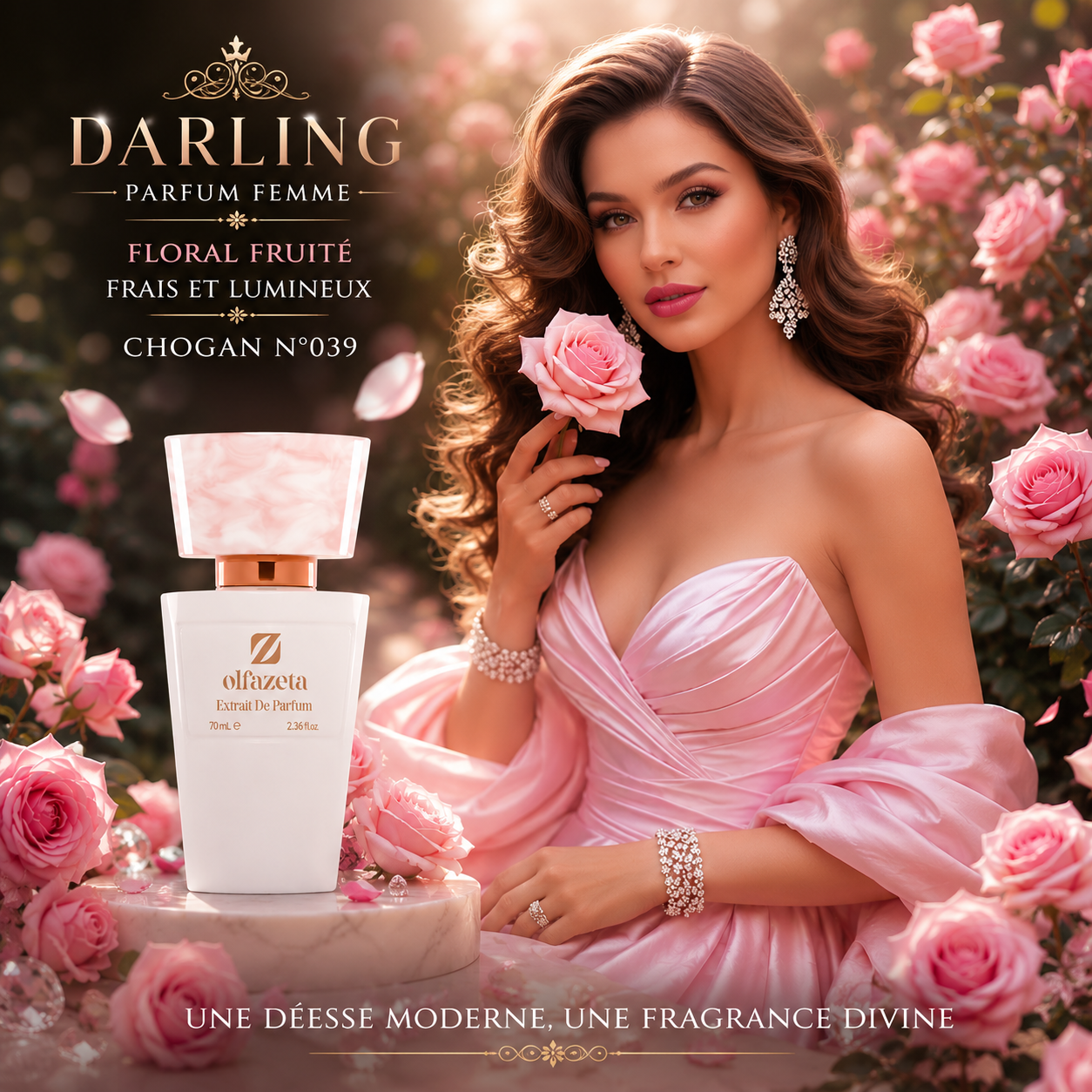 DARLING – Parfum Femme Floral Fruité et Frais  et Lumineux | Chogan N°039