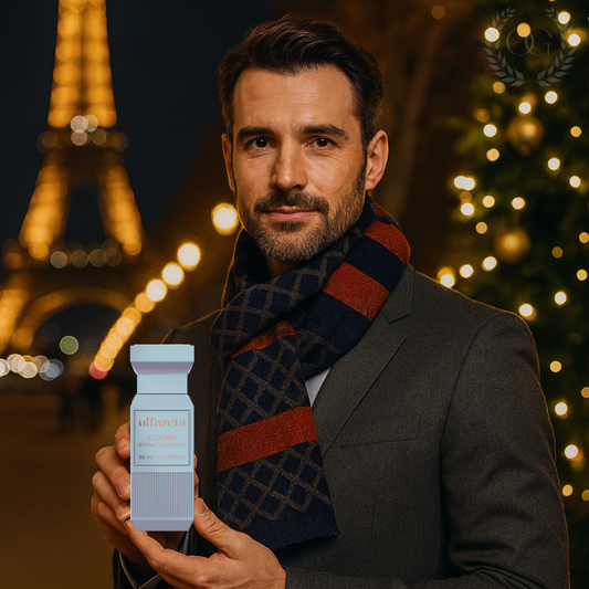 Coffret Cadeau Prestige – Écharpe Cachemire Homme & Parfum Luxury