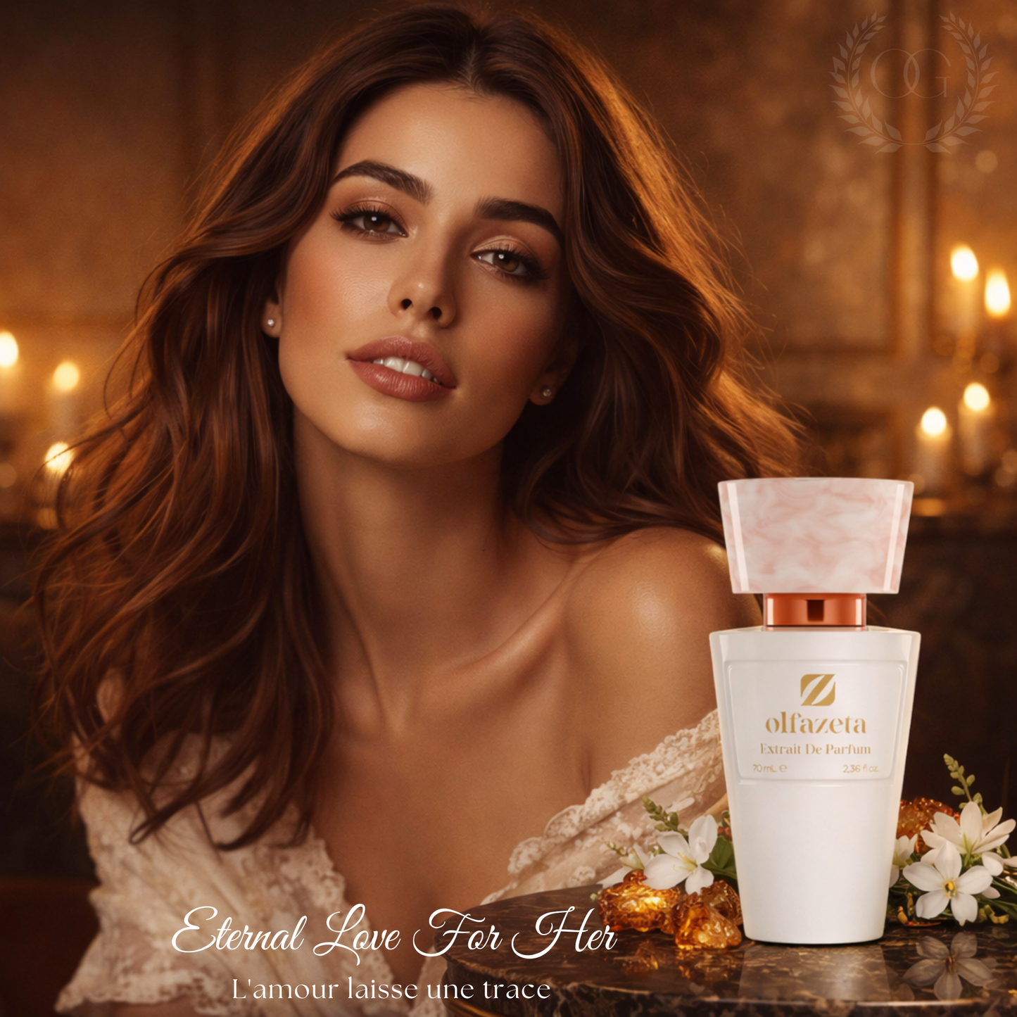 Eternal Love For Her - PARFUM FEMME - Oriental Ambré Vanillé - Sillage Intense & Sensuel I Chogan N°161W