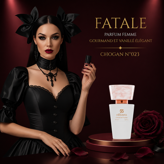 FATALE – Parfum Femme Gourmand et Vanillé Élégant | Chogan N°023