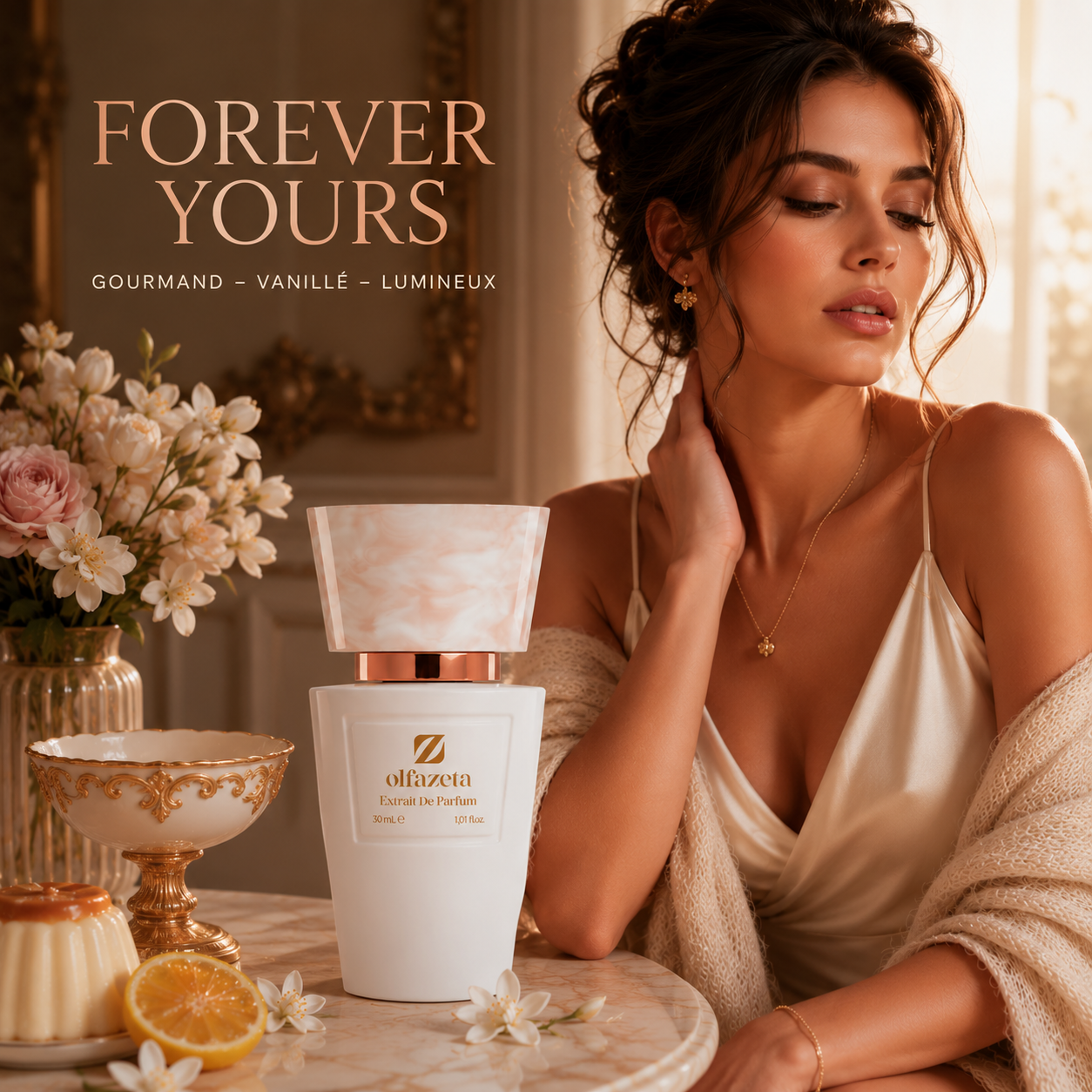 FOREVER YOURS – Parfum Femme Gourmand Vanillé Lumineux | Chogan N°145