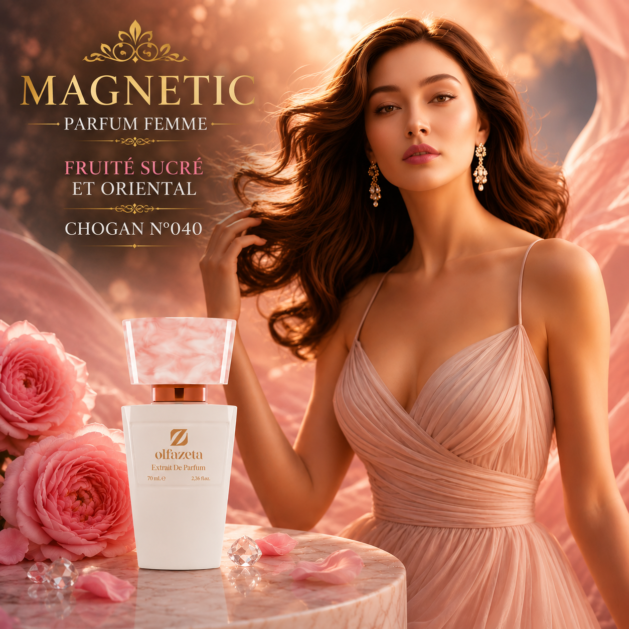 MAGNETIC – Parfum Femme Fruité Sucré et Oriental | Chogan N°040