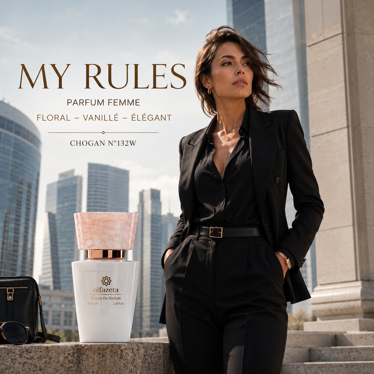 MY RULES – Parfum Femme Floral Vanillé Élégant | Chogan N°132W