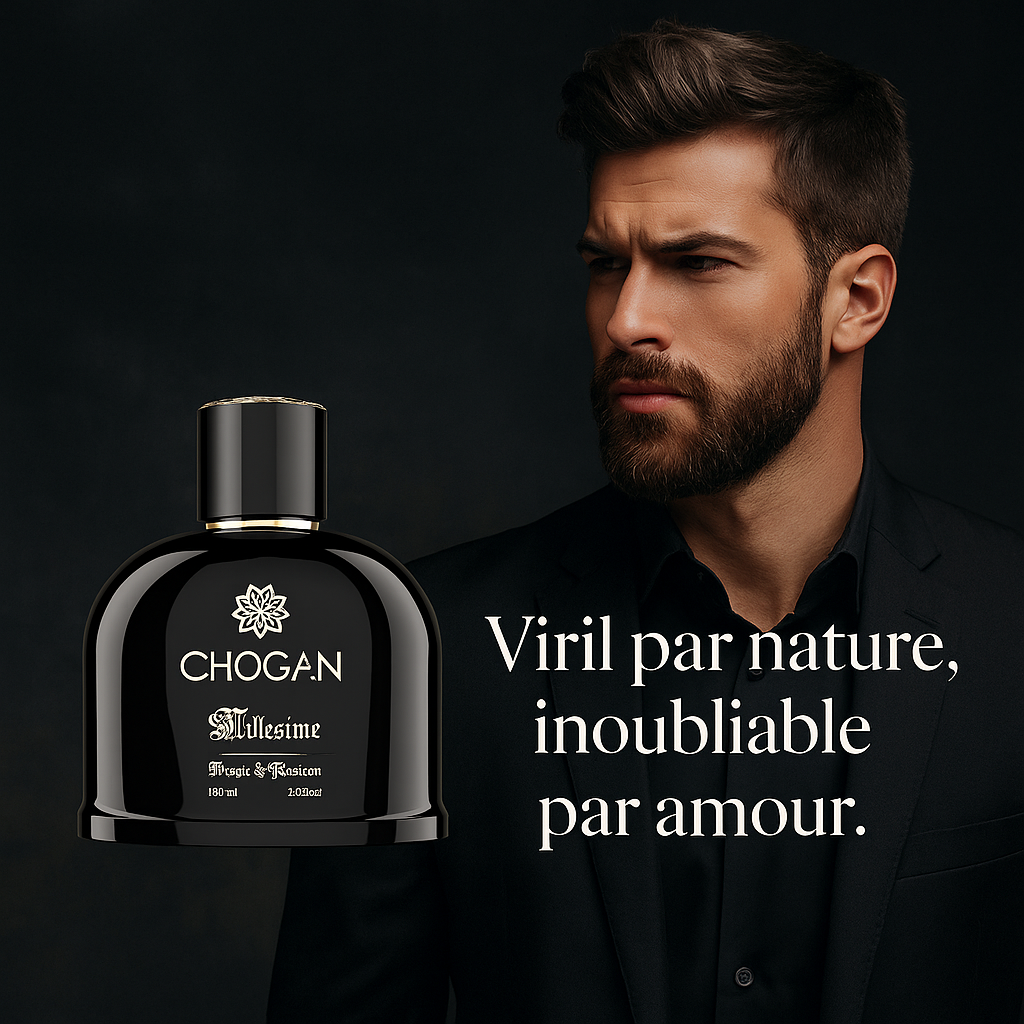 MEN'S FRAGRANCE - Woody amber gourmand – Structured &amp; modern trail | Chogan n°037