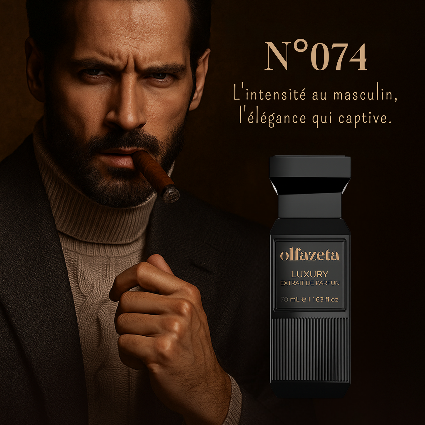 MEN'S FRAGRANCE - Luxury woody smoky resinous – Intense &amp; structured signature | Chogan n°074