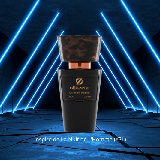 PARFUM HOMME – N° 020 - Dupe inspiré par La Nuit de L’Homme - Yves Saint Laurent - essence 30%