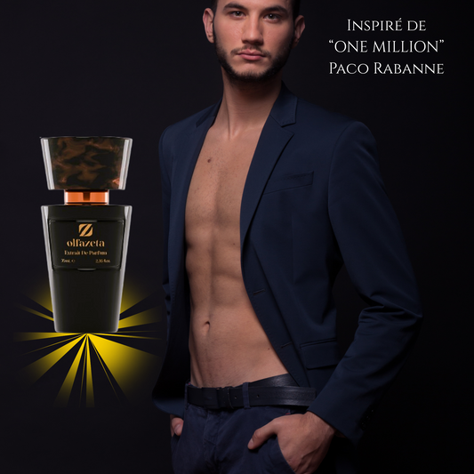 PARFUM HOMME – N° 01 - Dupe  inspiré par One Million - Paco Rabanne - essence 30%