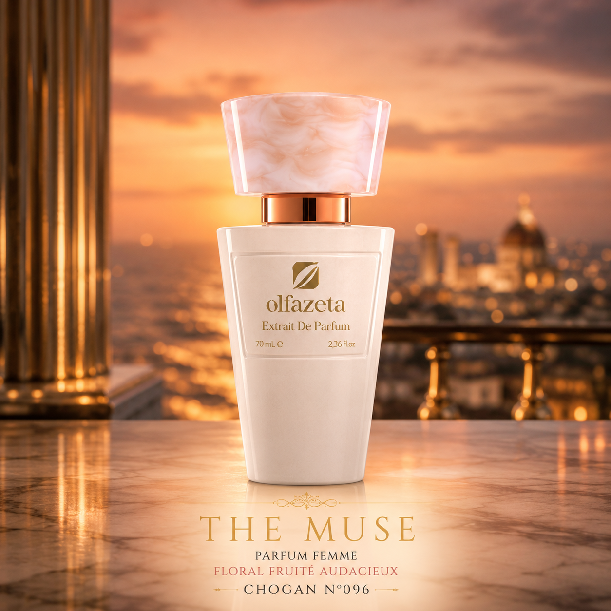 THE MUSE – Parfum Femme Floral Fruité Audacieux | Chogan N°096