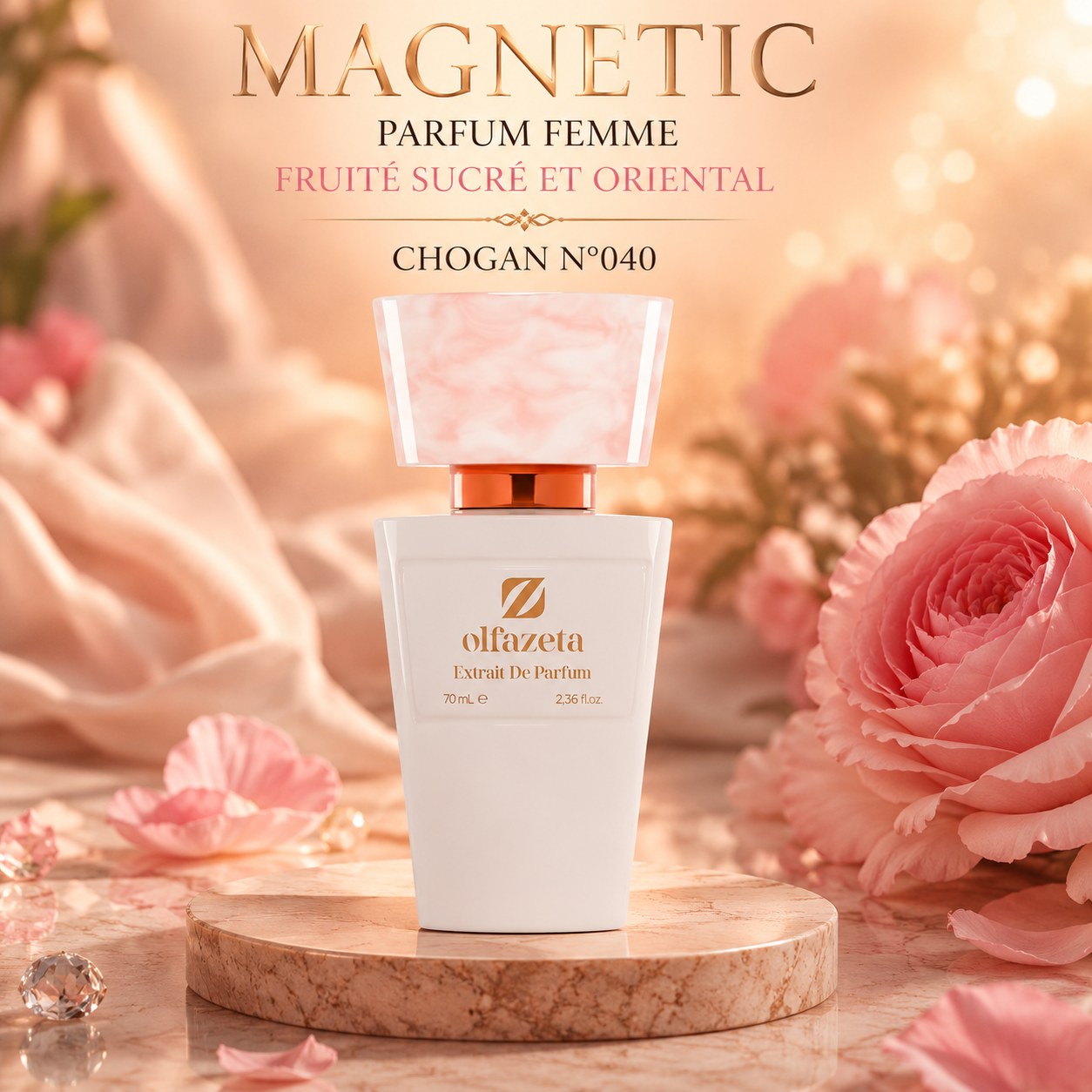 MAGNETIC – Parfum Femme Fruité Sucré et Oriental | Chogan N°040