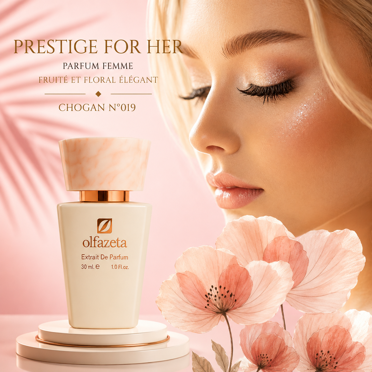 WOMEN'S PERFUME - Luminous fruity floral - Radiant &amp; refined trail | Chogan n°019