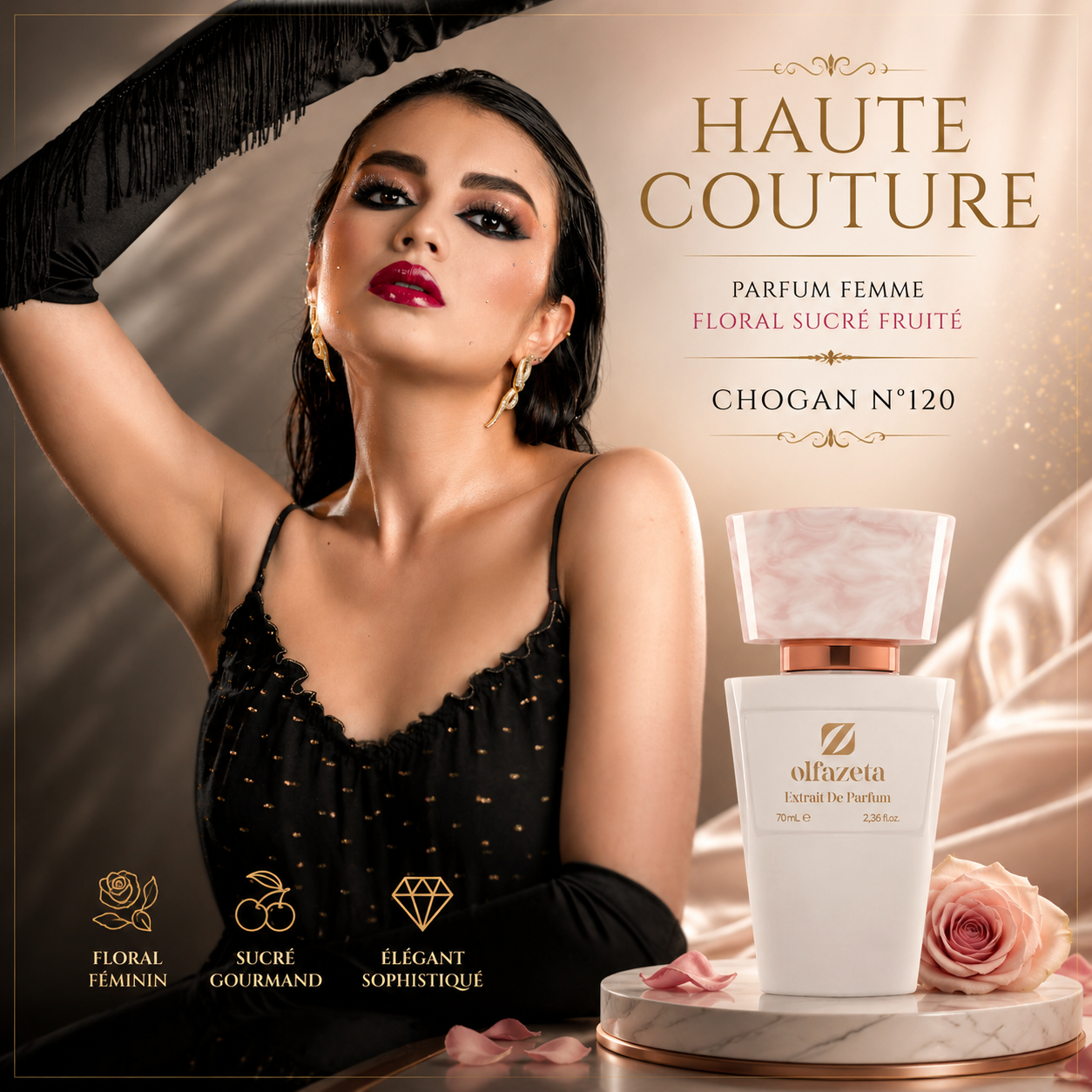 HAUTE COUTURE – Parfum Femme Floral Sucré Fruité | Chogan N°120