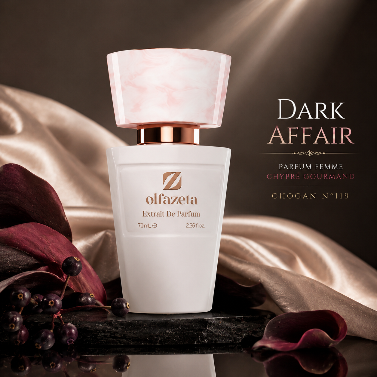 DARK AFFAIR – Parfum Femme Chypré Gourmand | Chogan N°119