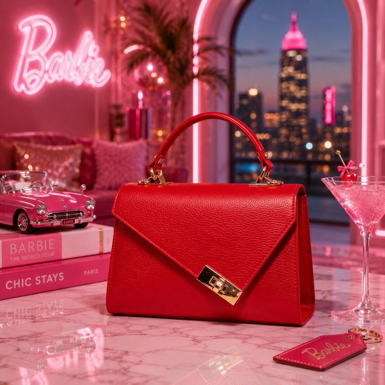 Sac Marina – Sac à Main Femme en Cuir Véritable Italien