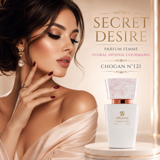 SECRET DESIRE – Parfum Femme Floral Intense Gourmand | Chogan N°121