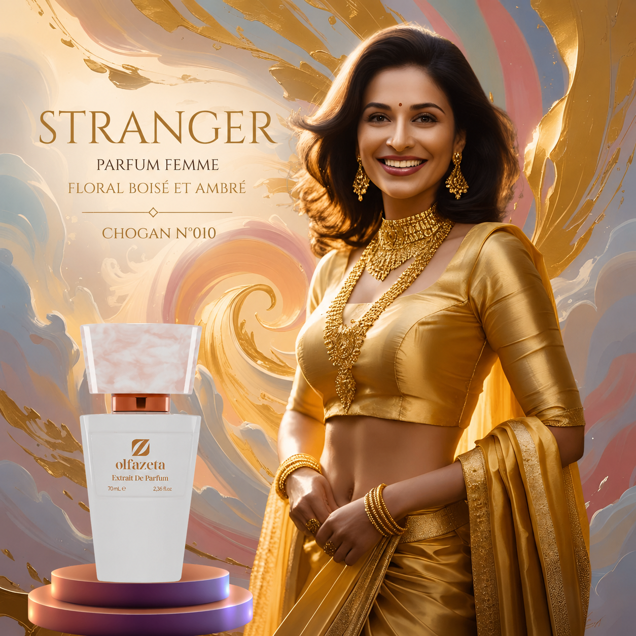 WOMEN'S PERFUME - Fresh floral woody – Elegant &amp; magnetic trail | Chogan n°010