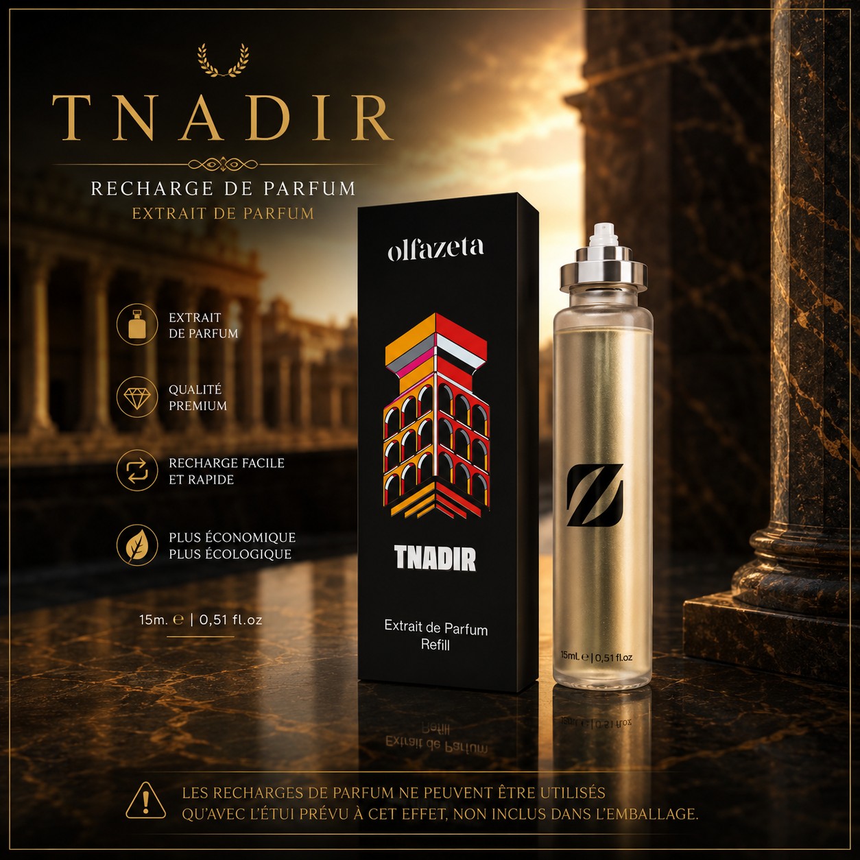 NADIR | Parfum Homme Oriental Ambré Épicé