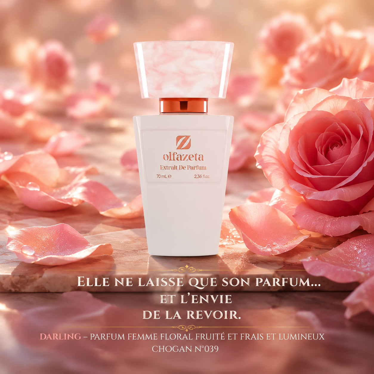 DARLING – Parfum Femme Floral Fruité et Frais  et Lumineux | Chogan N°039